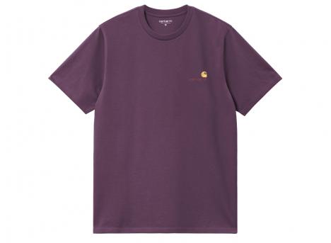 Carhartt American Script Tshirt Huckleberry I029956