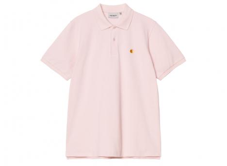 Carhartt Chase Pique Polo Air Pink / Gold I023807