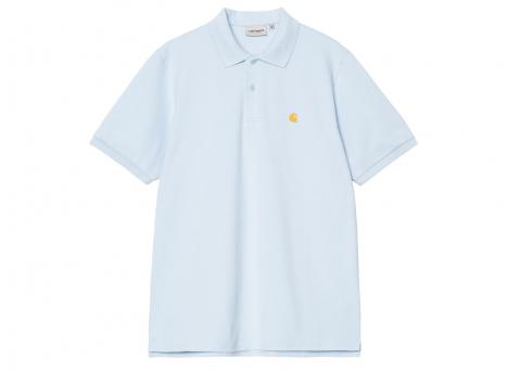 Carhartt Chase Pique Polo Air Sky / Gold I023807