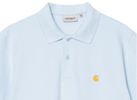 Carhartt Chase Pique Polo Air Sky / Gold I023807