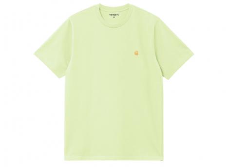 Carhartt Chase Tshirt Air Green / Gold I026391
