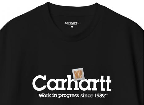 Carhartt Label Script Tshirt Black I034421