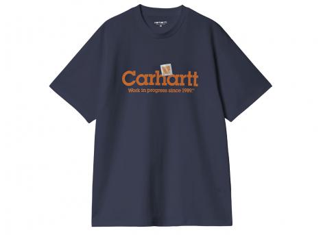Carhartt Label Script Tshirt Blue I034421