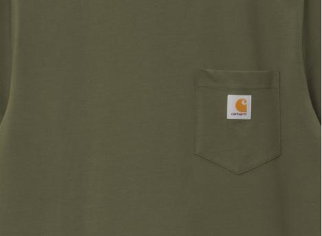 Carhartt Pocket Tshirt Dollar Green I030434