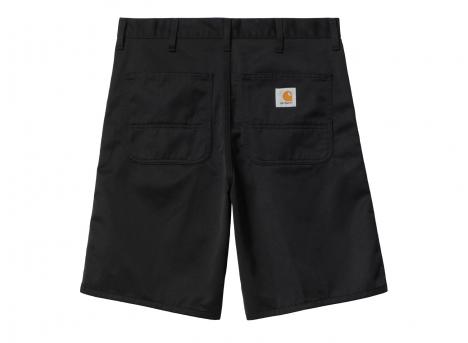 Carhartt Simple Short Black Rinsed I031496