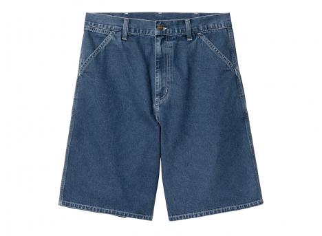 Carhartt Simple Short Blue Stone Washed I033333
