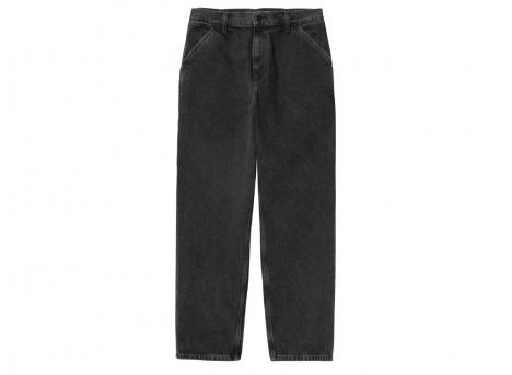 Carhartt Single Knee Pant Black Stone Washed I032024