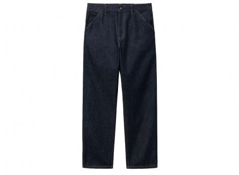 Carhartt Single Knee Pant Blue Rinsed I032024