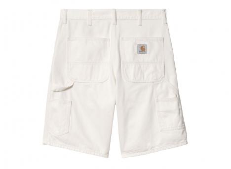 Carhartt Single Knee Short White Rinsed I032026