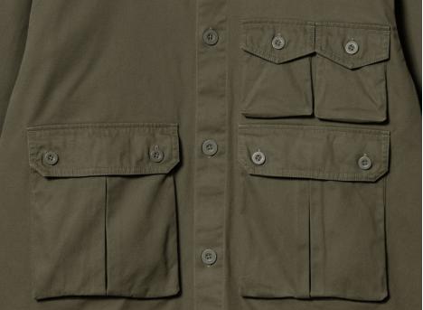 Carhartt Tracker Shirt Jac Office Green I033782