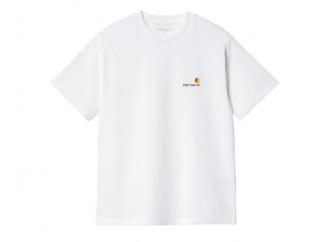 Carhartt W American Script Tshirt White I032218