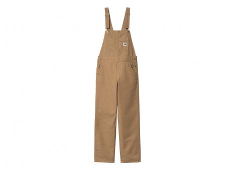 Carhartt Women Bib Overall Straight Peanut Rinsed I032965