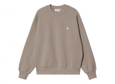 Carhartt Women Casey Sweatshirt Dusky Beige / Silver I032643