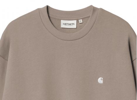 Carhartt Women Casey Sweatshirt Dusky Beige / Silver I032643