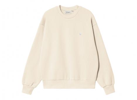 Carhartt Women Casey Sweatshirt Natural / Silver I032643
