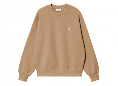 Carhartt Women Casey Sweatshirt Peanut / Silver I032643