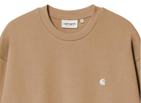 Carhartt Women Casey Sweatshirt Peanut / Silver I032643