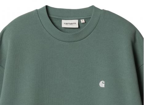 Carhartt Women Casey Sweatshirt Silver Pine / Silver I032643