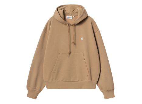 Carhartt Women Hooded Casey Sweatshirt Peanut / Silver I032644