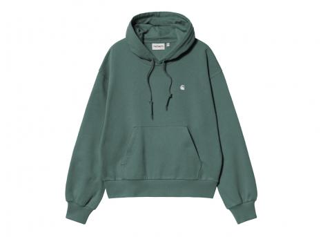Carhartt Women Hooded Casey Sweatshirt Silver Pine / Silver I032644