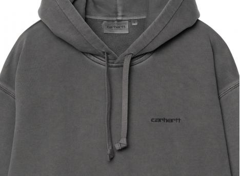 Carhartt Women Hooded Lumo Sweat Black Garment Dyed I034375