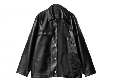 Carhartt Women Michigan Faux Leather Jacket Black I034447