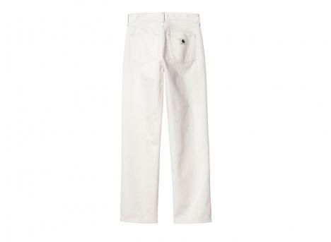 Carhartt W Noxon Pant White Rinsed I031920