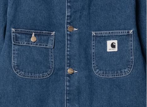 Carhartt Women OG Michigan Coat Blue Stone Washed I031923