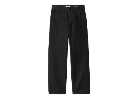 Carhartt W Pierce Pant Straight Black Rinsed I032966