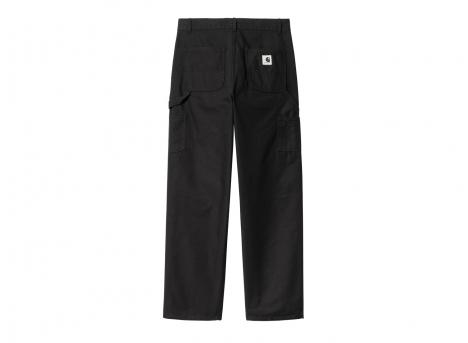 Carhartt W Pierce Pant Straight Black Rinsed I032966