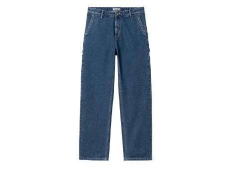 Carhartt Women Pierce Pant Straight Blue Stone Washed I031251