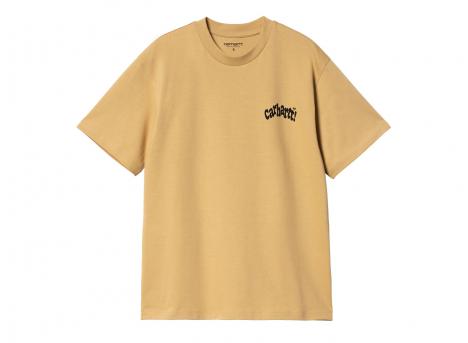 Carhartt W Amour Tshirt Bourbon / Black I033678