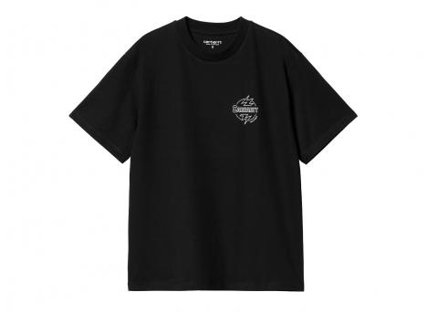 Carhartt W Blaze Tshirt Black / White I033676
