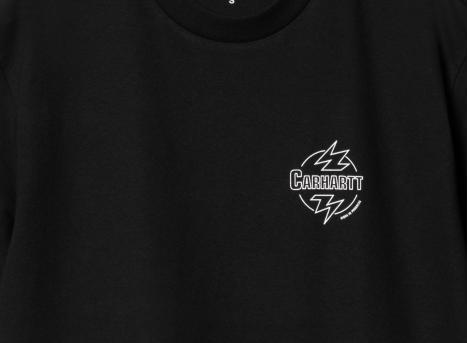 Carhartt W Blaze Tshirt Black / White I033676