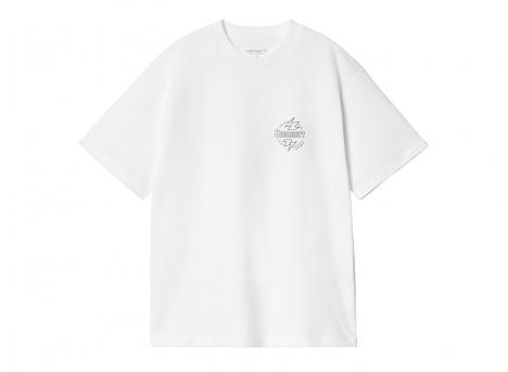 Carhartt W Blaze Tshirt White / Black I033676