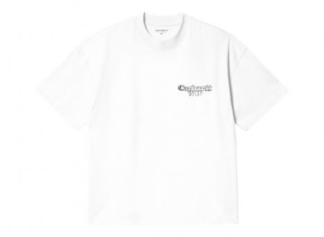 Carhartt Women Charm Link Tshirt White / Silver I034408