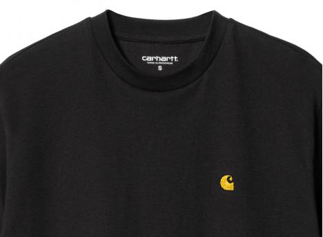 Carhartt Women Chase Tshirt Black / Gold I033045