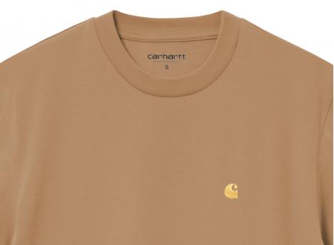 Carhartt Women Chase Tshirt Peanut / Gold I033045