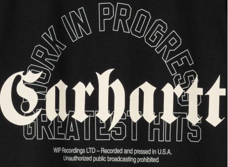 Carhartt Women Greatest Hits 01 Tshirt Black I034400