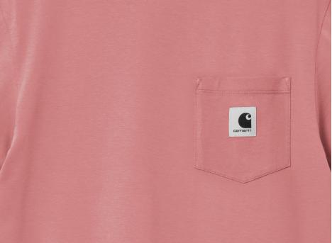 Carhartt Women Pocket Tshirt Dusty Rose I032215