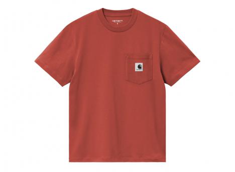 Carhartt Women Pocket Tshirt Vermillion I032215