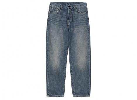 Carhartt WIP Aaron Pant Denim Blue dark used wash I036728