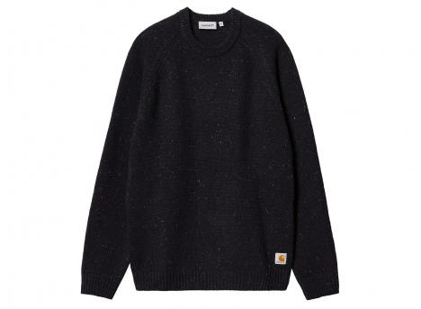 Carhartt WIP Anglistic Sweater Speckled Dark Navy I010977.1T4.XX.03