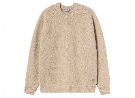 Carhartt WIP Anglistic Sweater Speckled Fleur De Sel I010977.3AU.XX.03