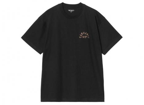 Carhartt WIP Arch Script Tshirt Black / WIP H Brown I037255.3ZG.XX.03
