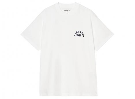 Carhartt WIP Arch Script Tshirt White / Dark Navy I037255.12H.XX.03