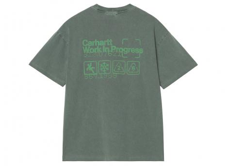 Carhartt WIP Boxed Tshirt Dark Scarab Garment Dyed I037256.3U0.GD.03