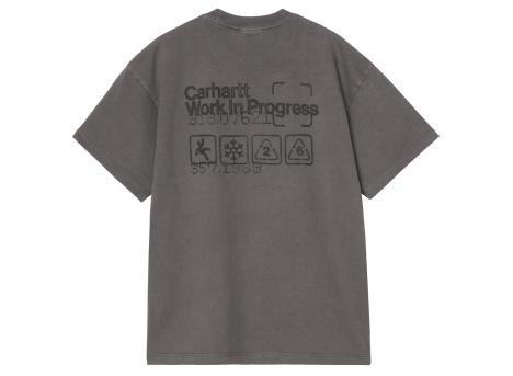 Carhartt WIP Boxed Tshirt Soot Garment Dyed I037256.26.GD.03