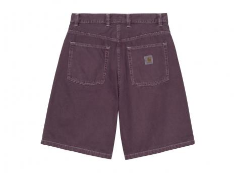 Carhartt WIP Brandon Short Twill Cozy Purple stone dyed I036504