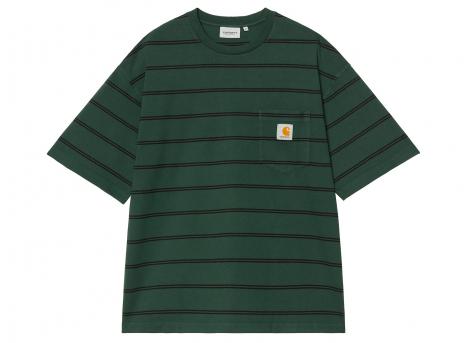 Carhartt WIP Cardona Pocket Tshirt Cardona Stripe Natural / Garment Dyed I037272.3VO.GD.03